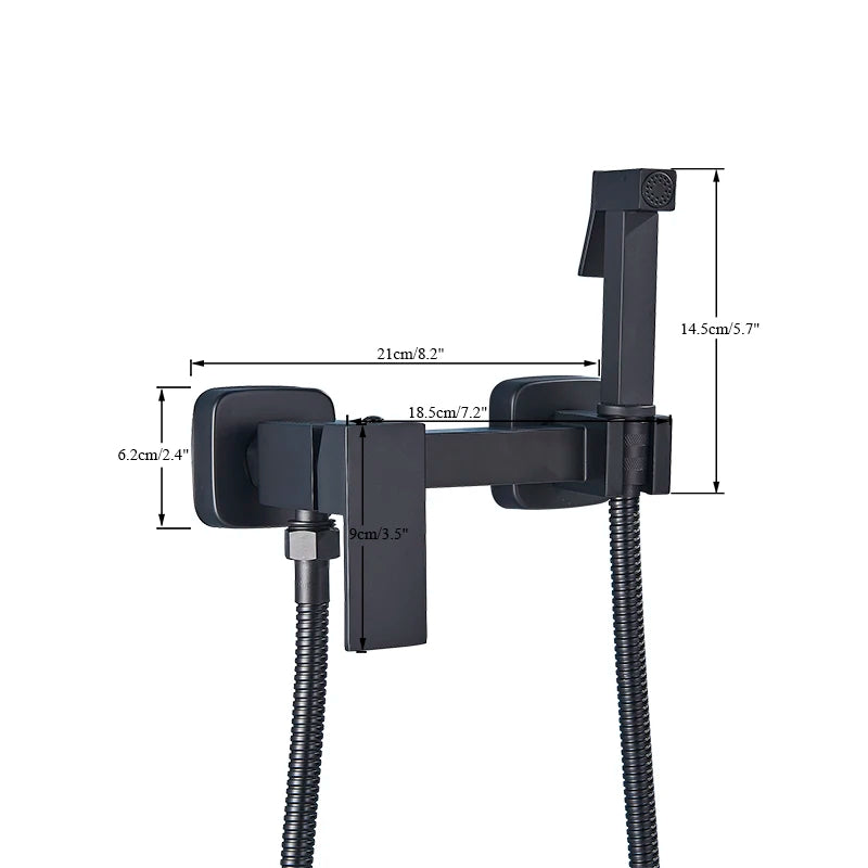 Matte Black Bidet Noble