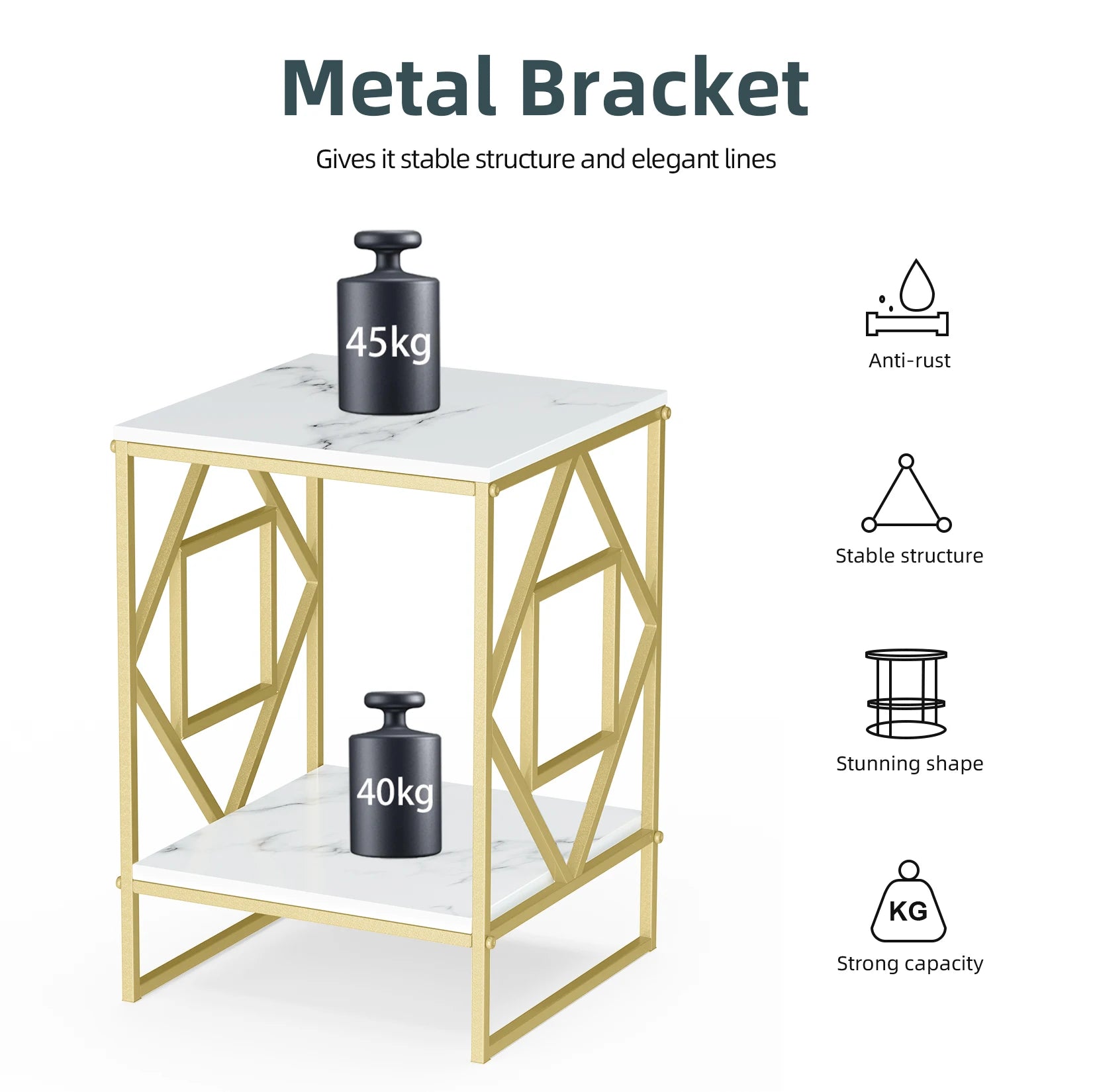 Gold Frame Marble Noble