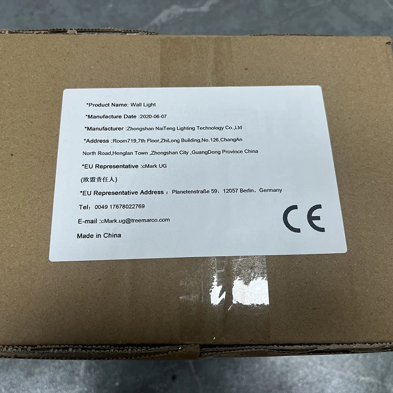 Black LED Sconce Noble