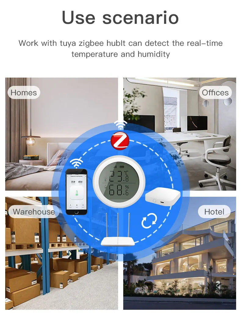 Smart Temperature And Humidity Sensor Home