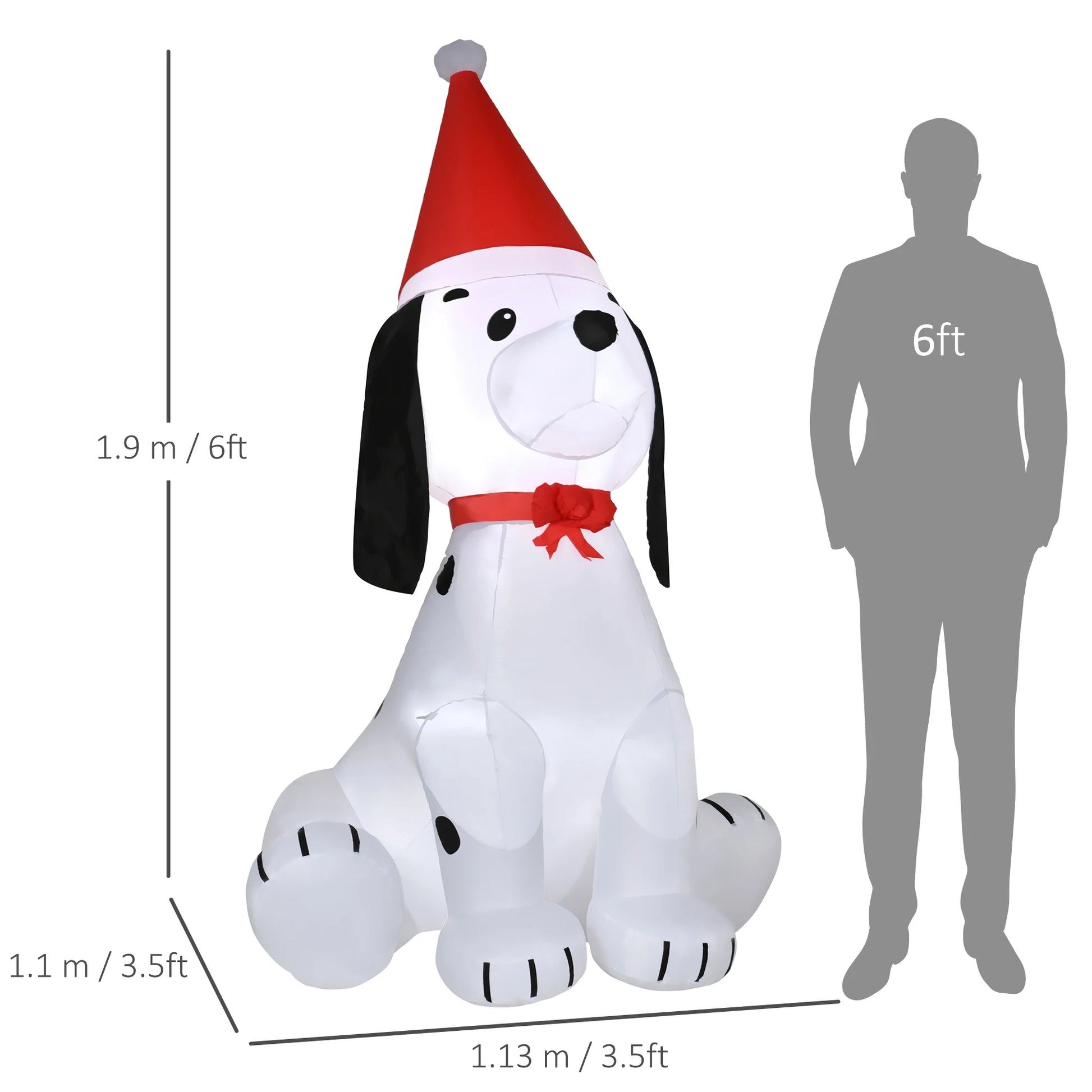 LED Inflatable Puppy Noble