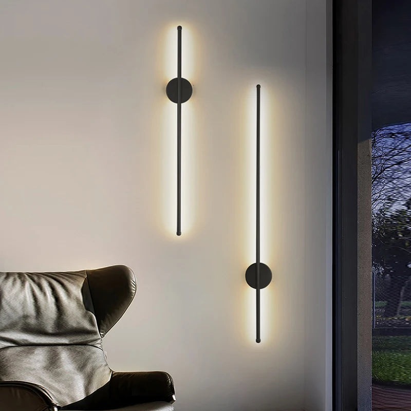 Black LED Sconce Noble