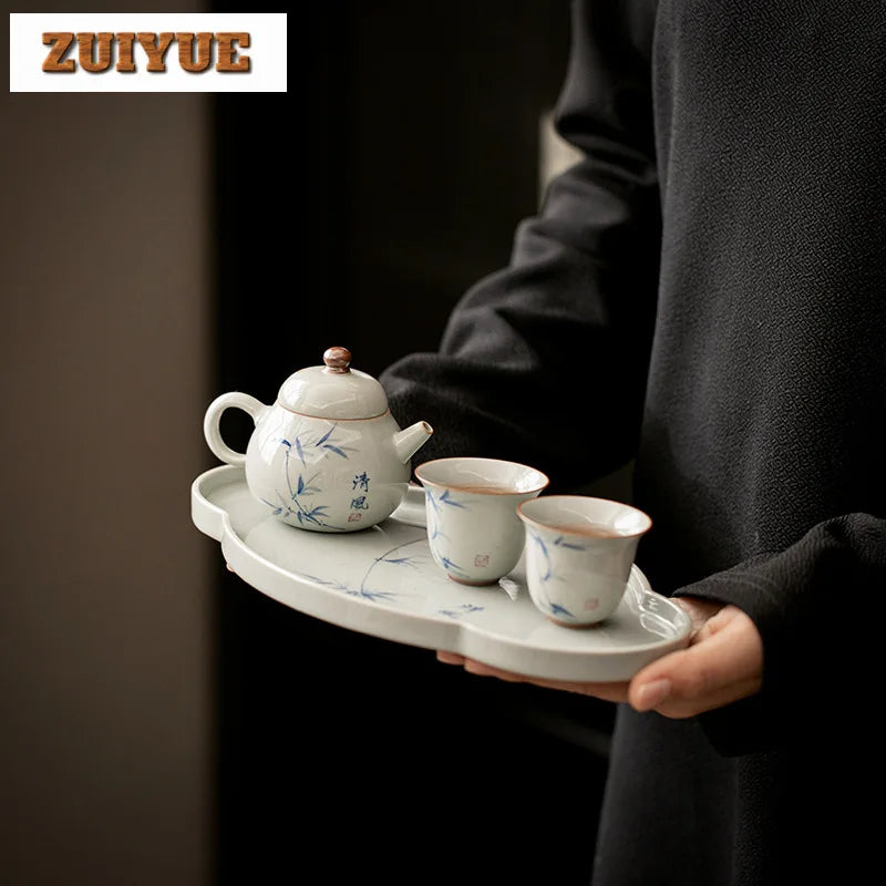 Hand Painted Ceramic Noble Tea Set