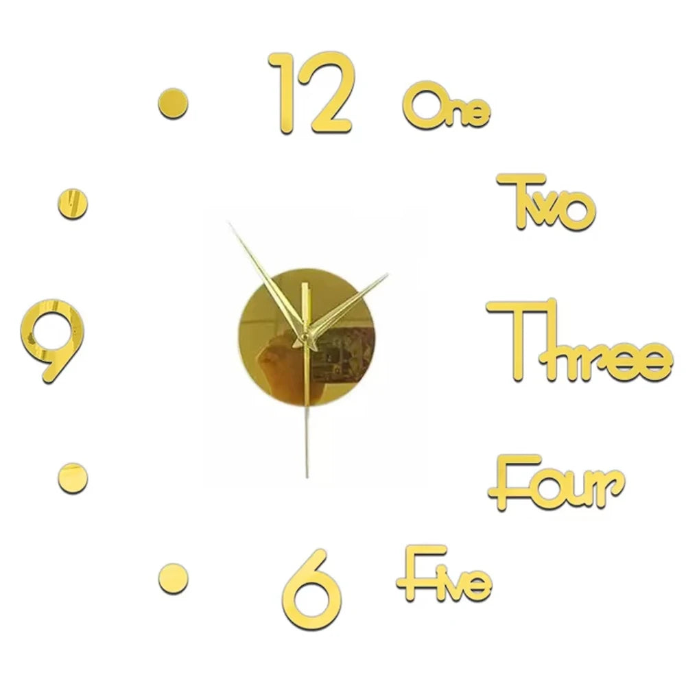 DIY 3D Wall Clock Noble