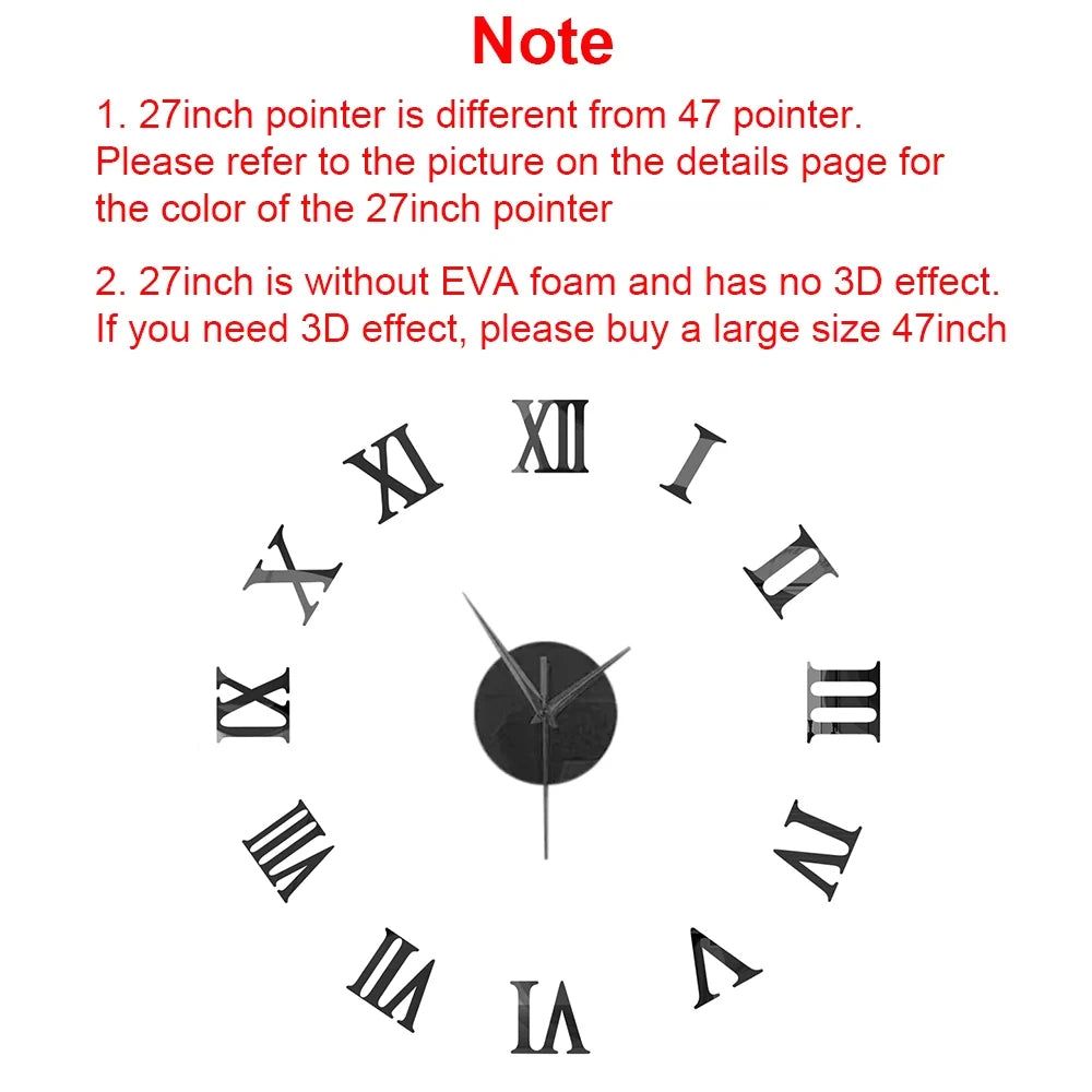 DIY 3D Wall Clock Noble