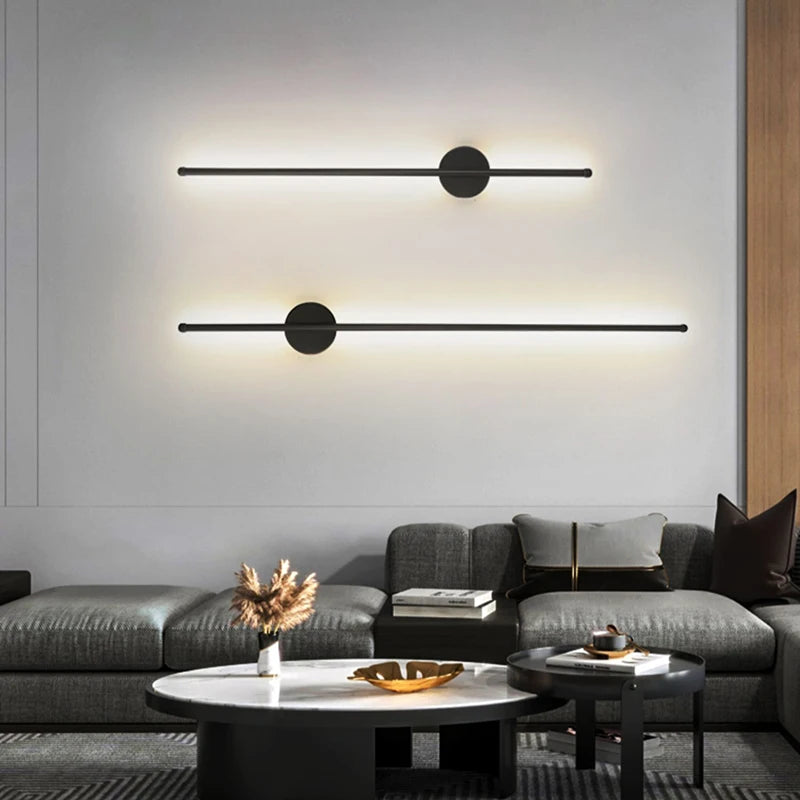 Black LED Sconce Noble