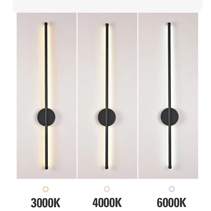Black LED Sconce Noble