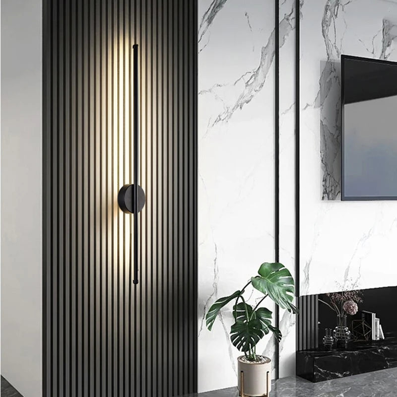 Black LED Sconce Noble