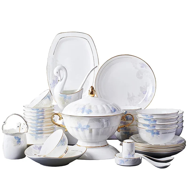 European Noble Ceramic Tableware