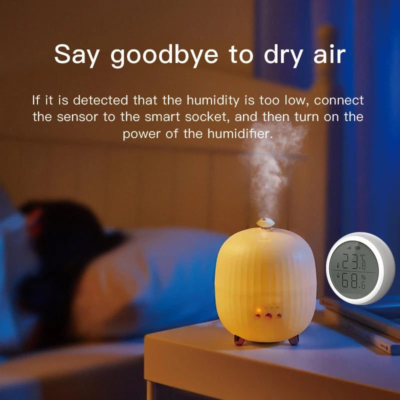 Smart Temperature And Humidity Sensor Home