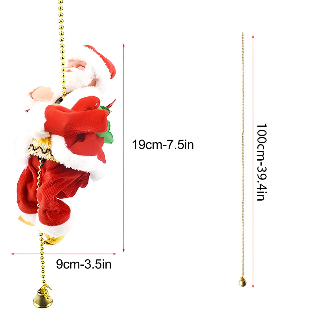 Climbing Santa Musical Noble