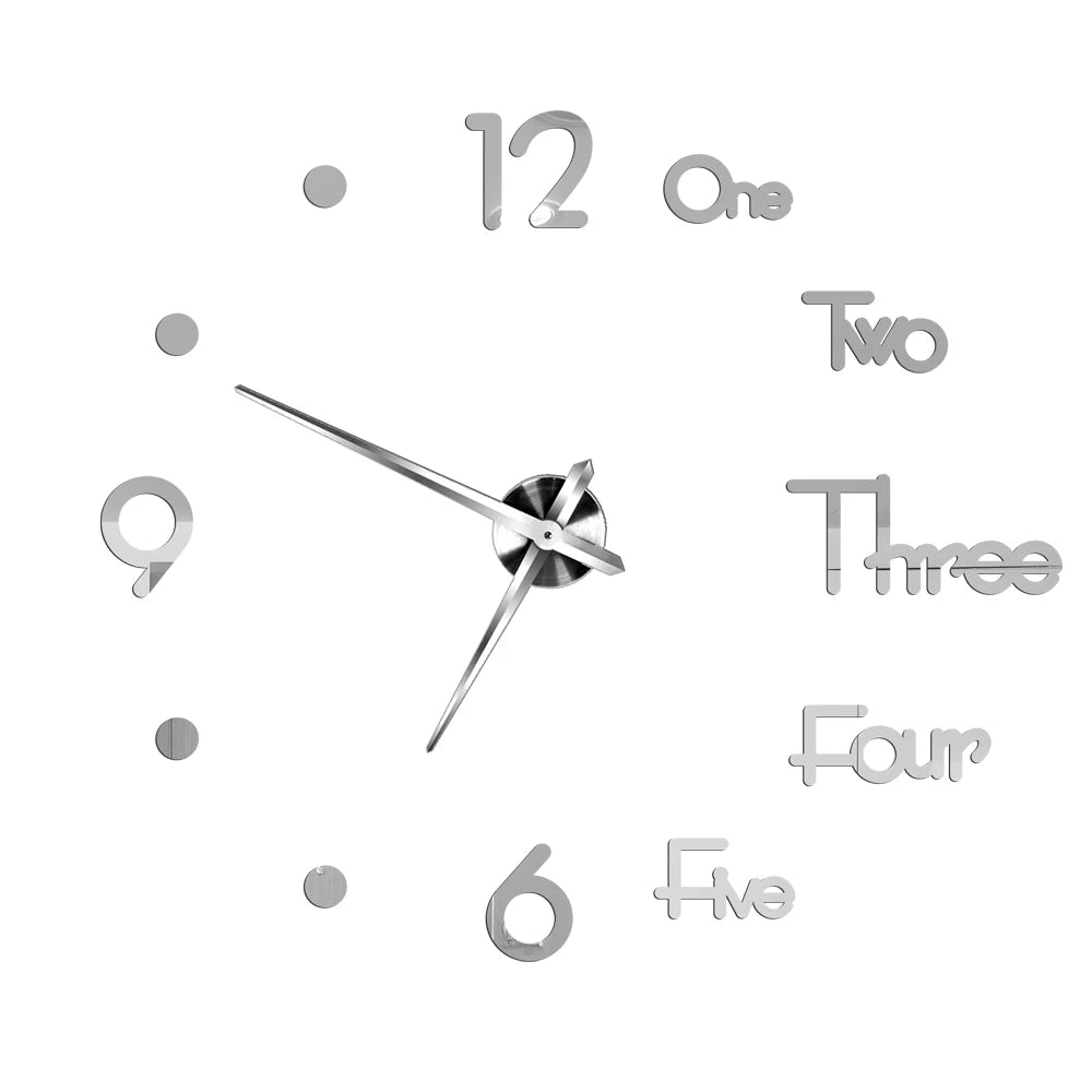 DIY 3D Wall Clock Noble