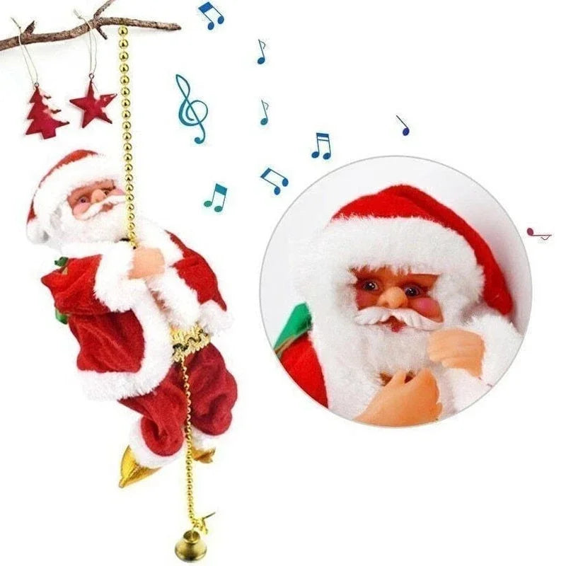 Climbing Santa Musical Noble