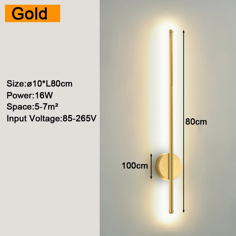 Black LED Sconce Noble