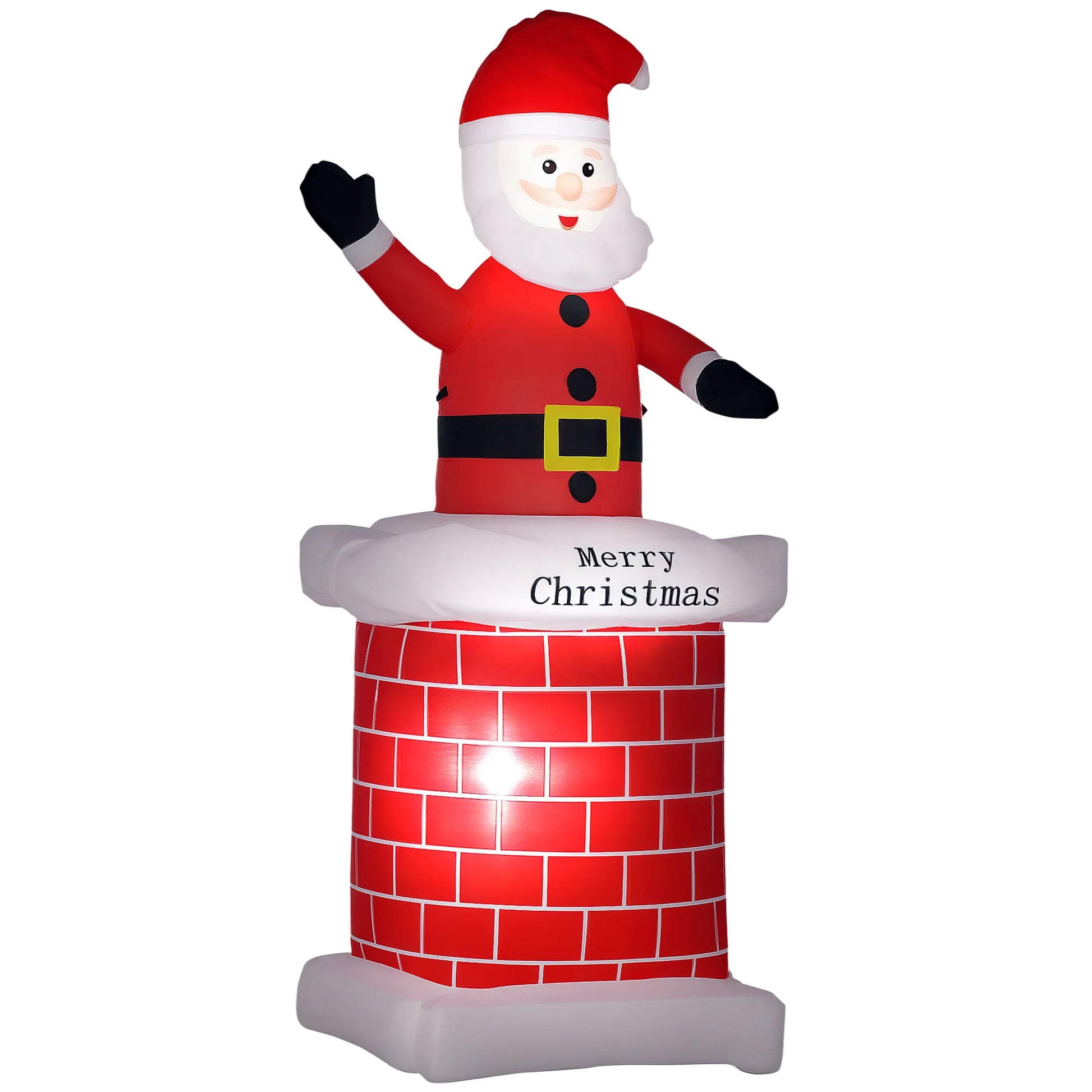 Chimney Santa Inflatable Noble