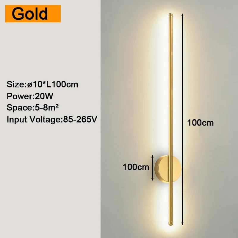 Black LED Sconce Noble