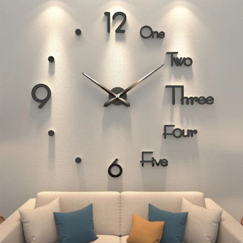 DIY 3D Wall Clock Noble