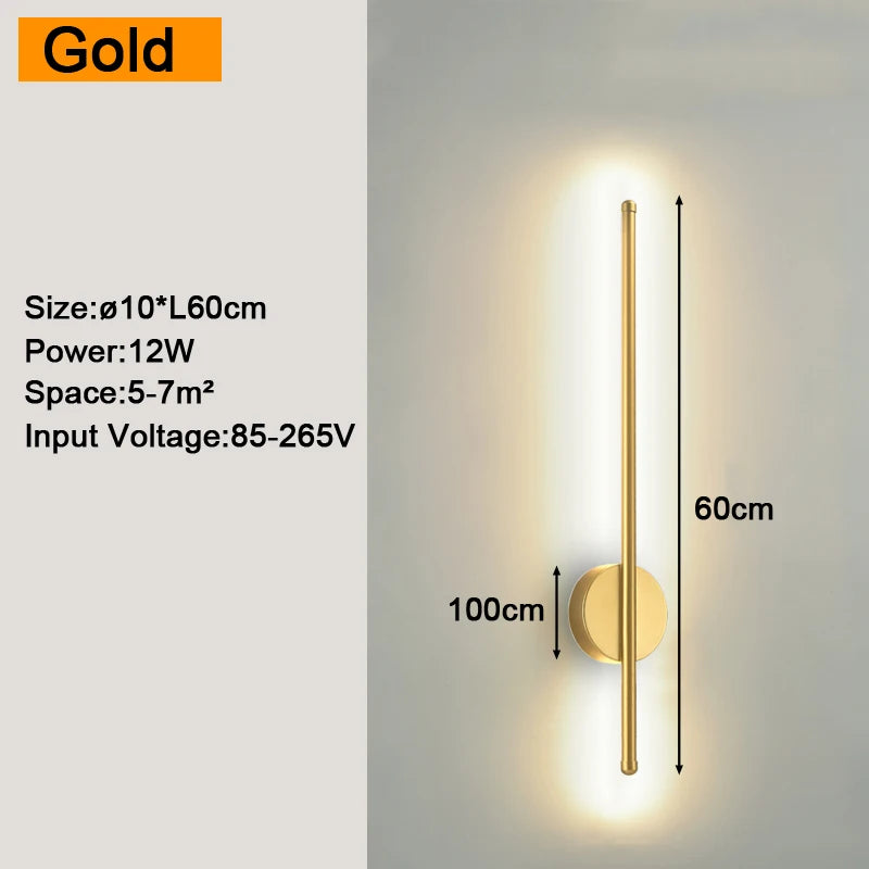 Black LED Sconce Noble