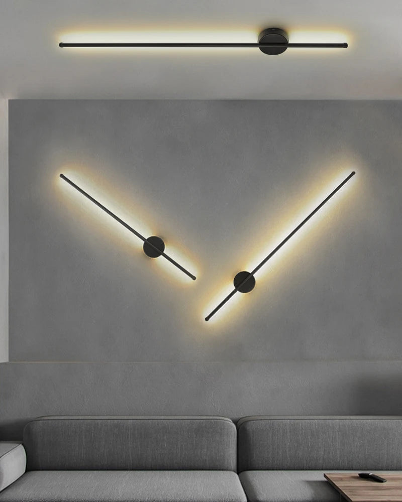 Black LED Sconce Noble