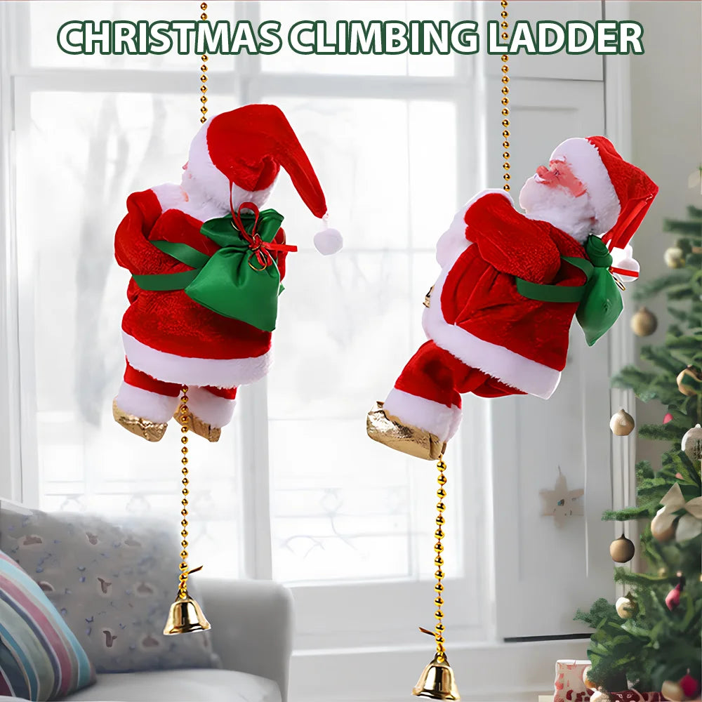 Climbing Santa Musical Noble