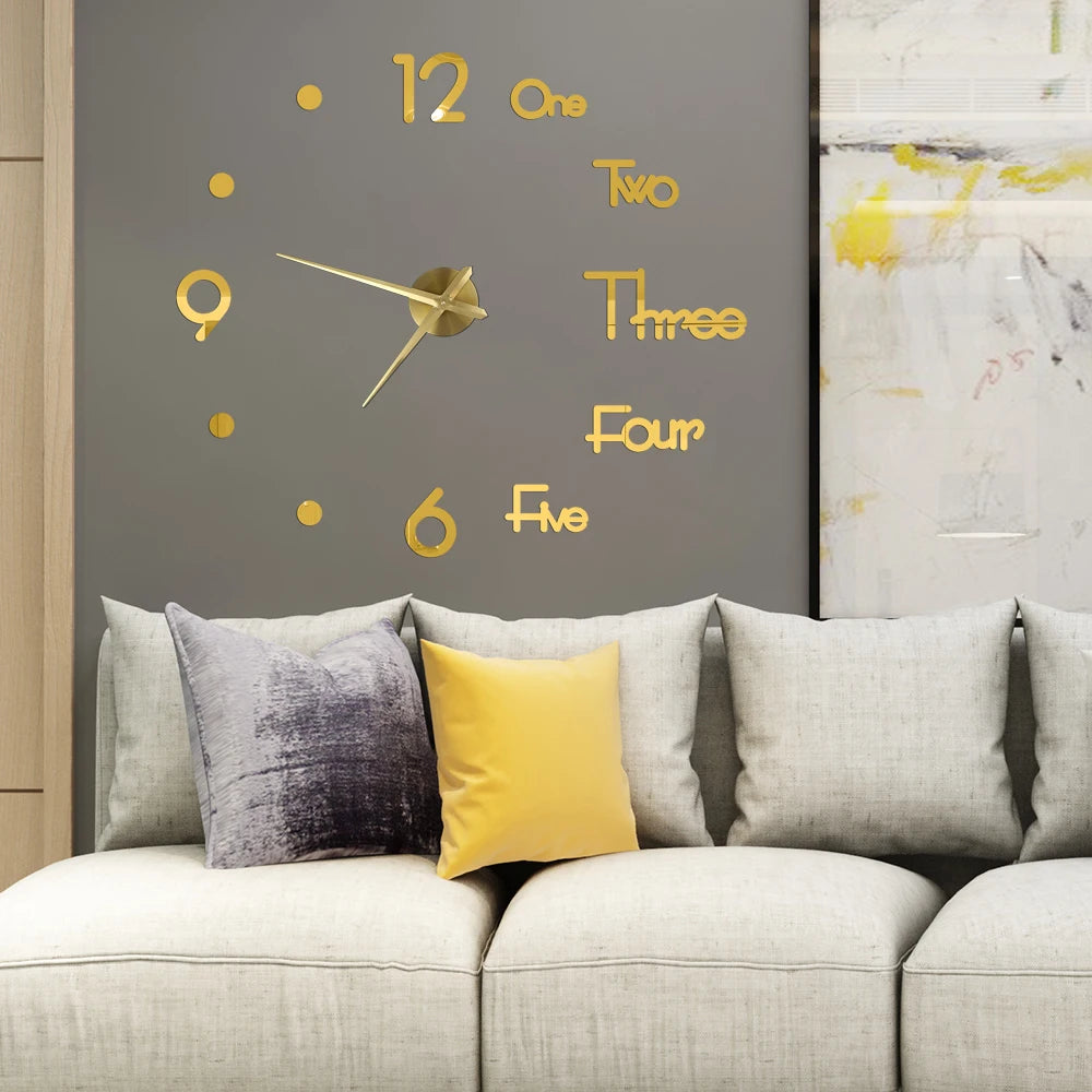 DIY 3D Wall Clock Noble