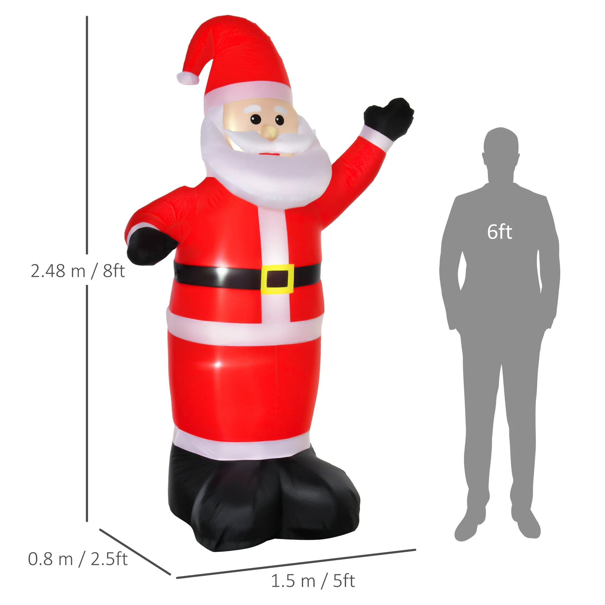 Giant Santa Inflatable Noble