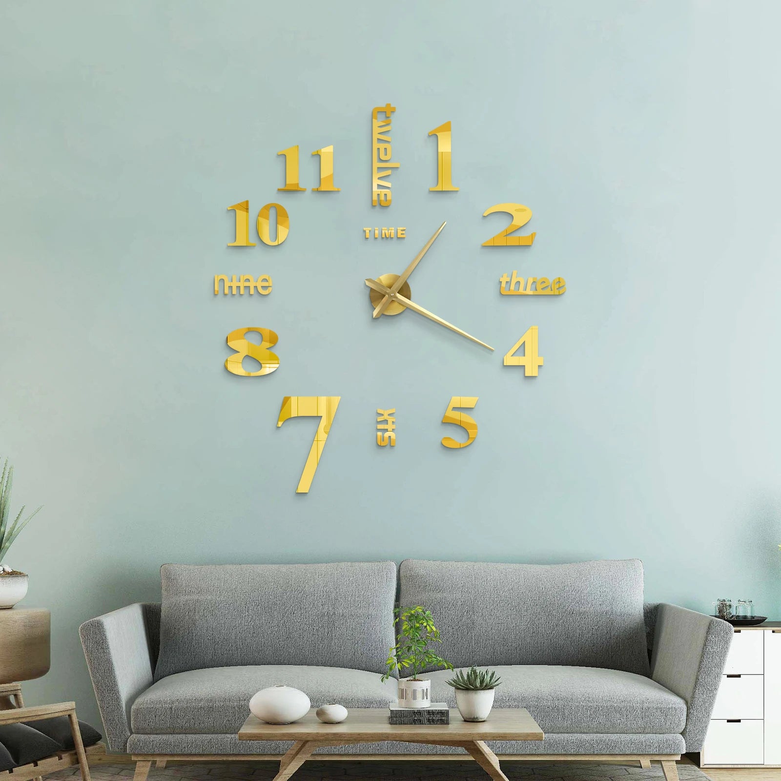 DIY 3D Wall Clock Noble