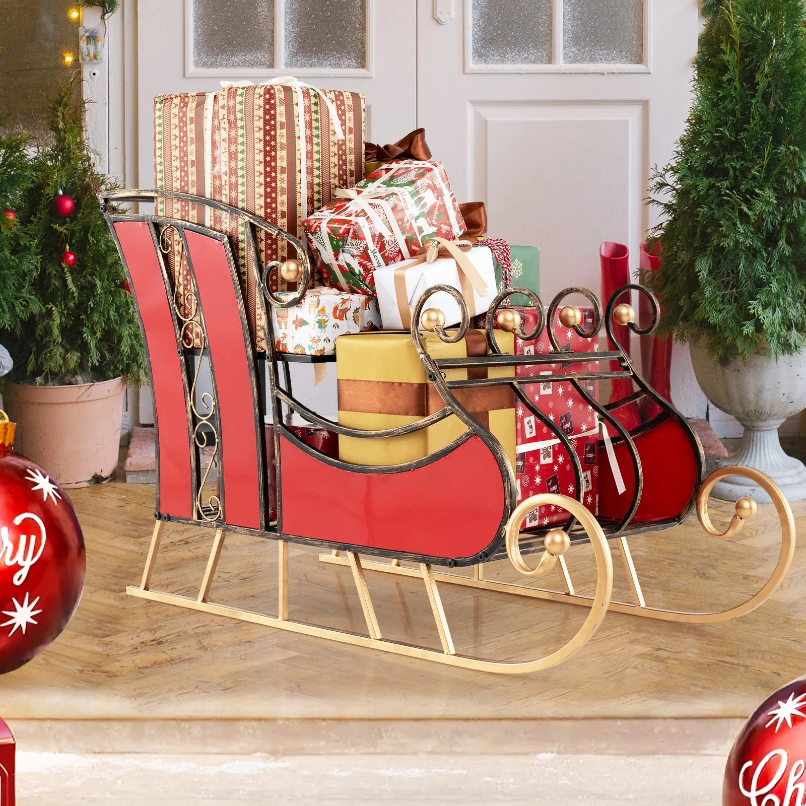 Santa Sleigh Storage Noble