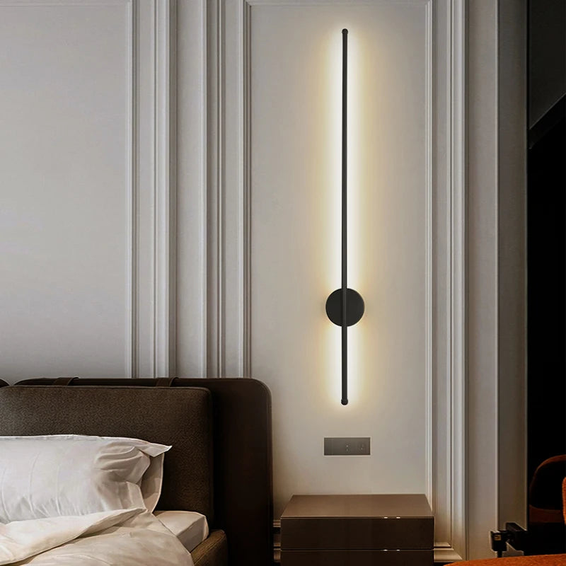 Black LED Sconce Noble