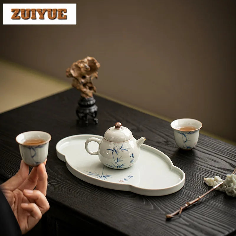 Hand Painted Ceramic Noble Tea Set