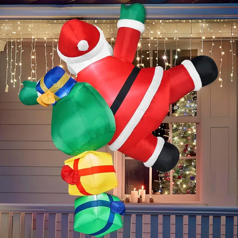 Climbing Santa Inflatable Noble