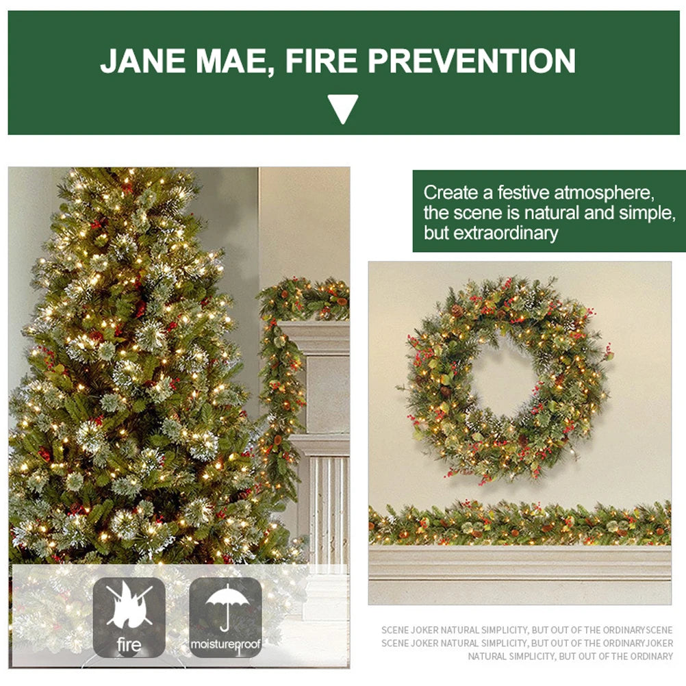 LED Rattan Garland Noble