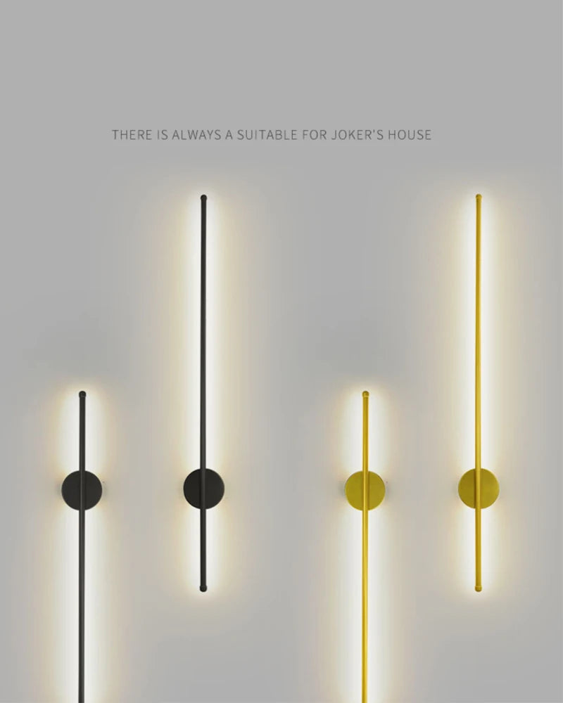 Black LED Sconce Noble