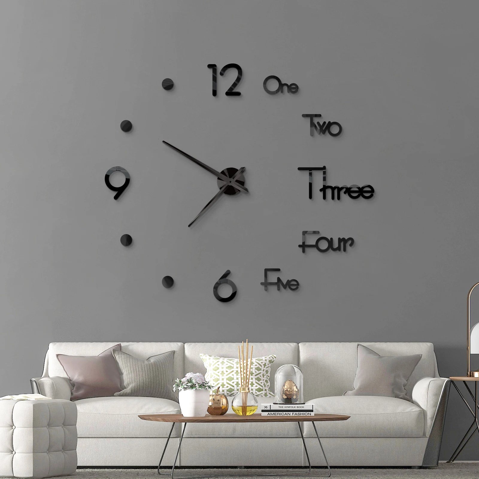 DIY 3D Wall Clock Noble