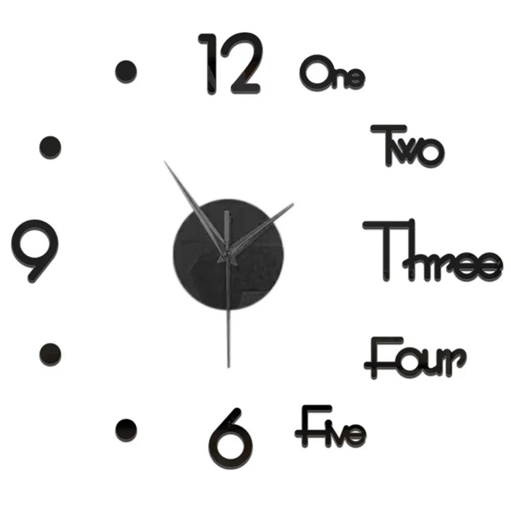 DIY 3D Wall Clock Noble