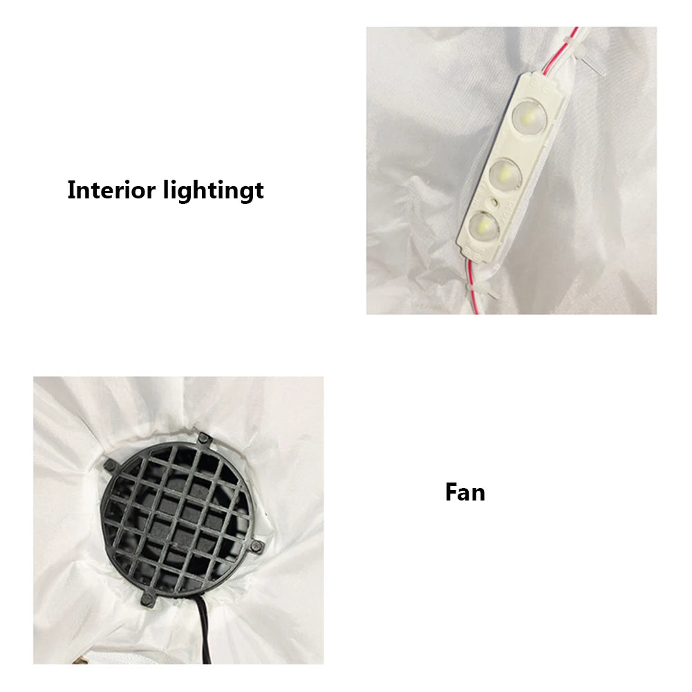 LED Inflatable Snowman Noble