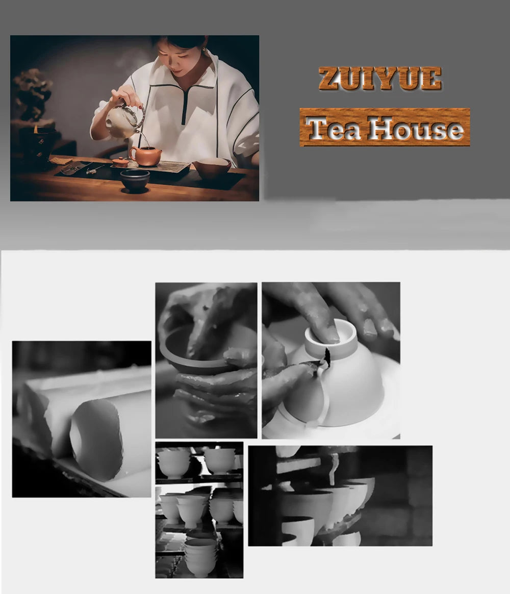 Hand Painted Ceramic Noble Tea Set