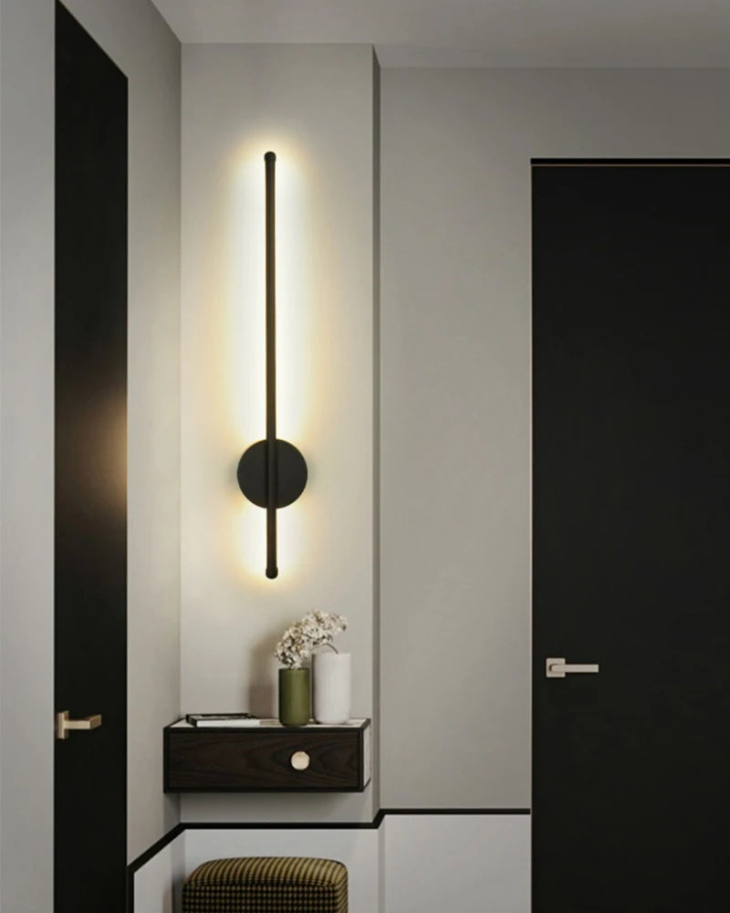 Black LED Sconce Noble