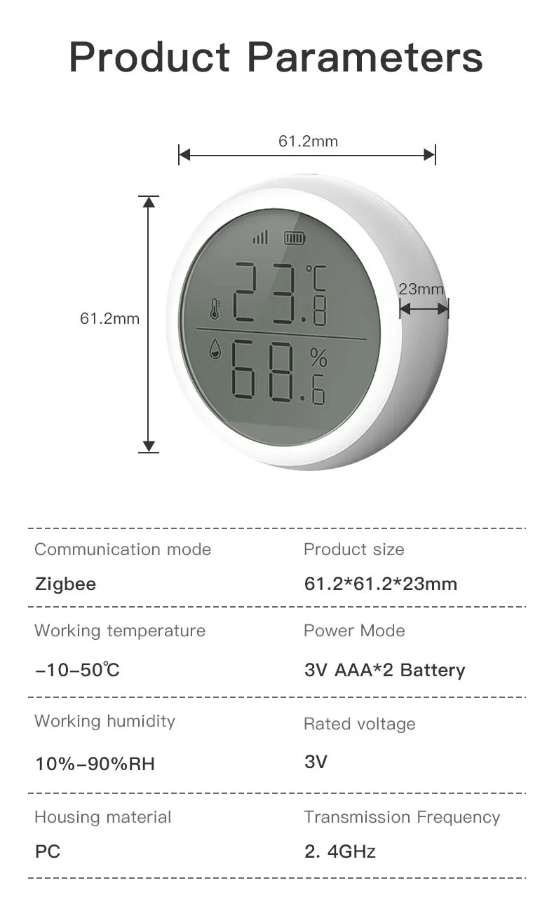 Smart Temperature And Humidity Sensor Home