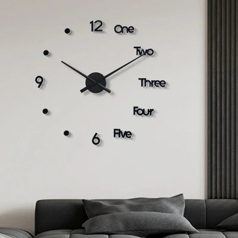Wall Clock Stickers Noble