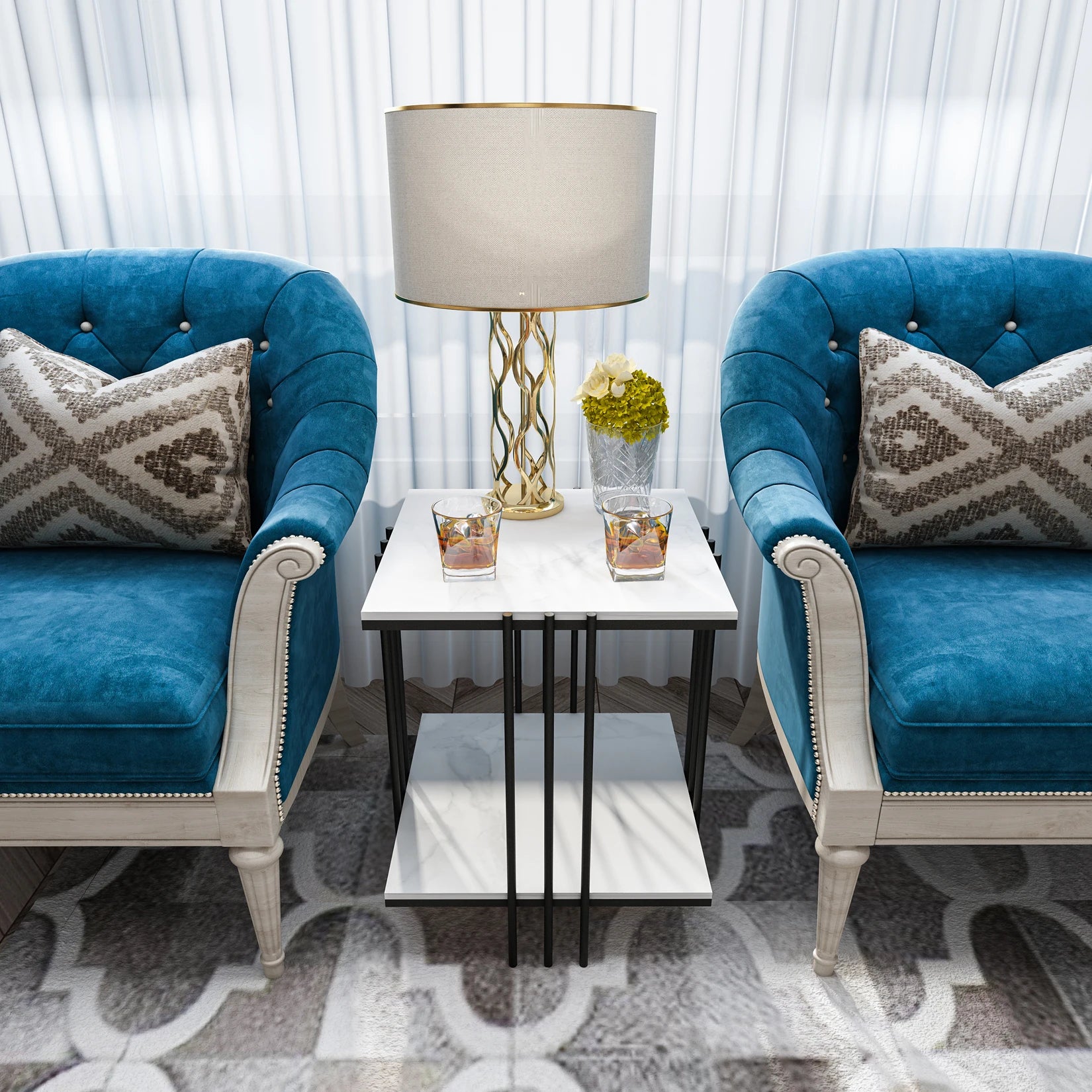 Black Metal Frame Noble