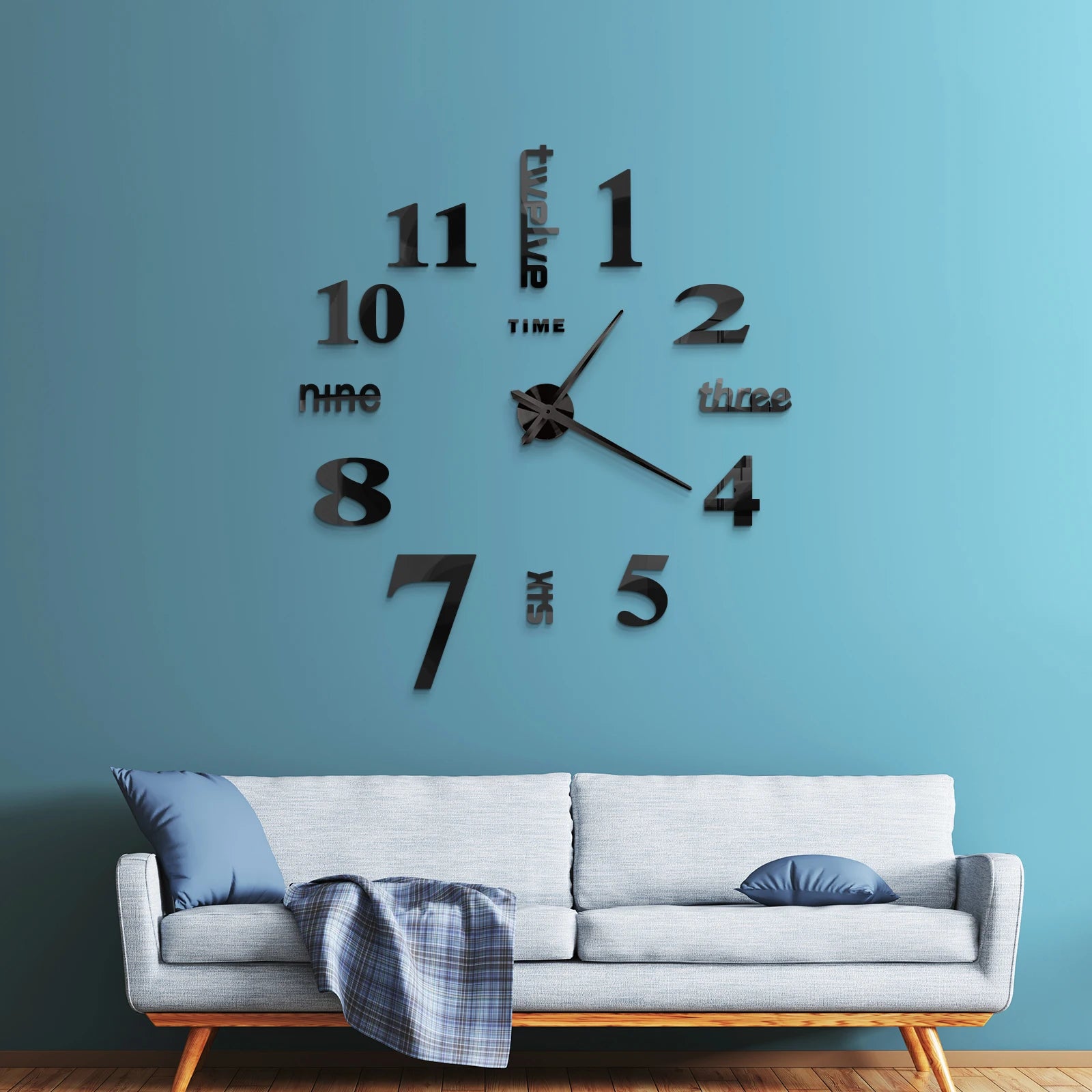 DIY 3D Wall Clock Noble