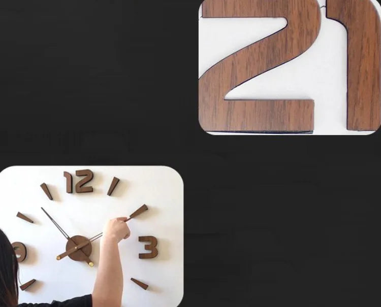 Wall Clock Stickers Noble