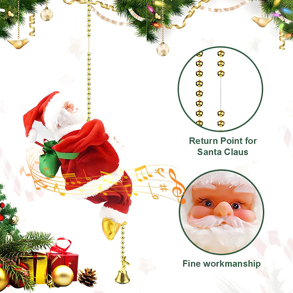 Climbing Santa Musical Noble