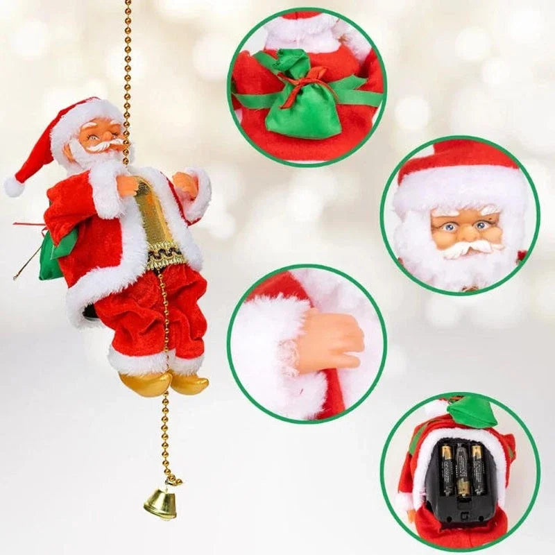 Climbing Santa Musical Noble