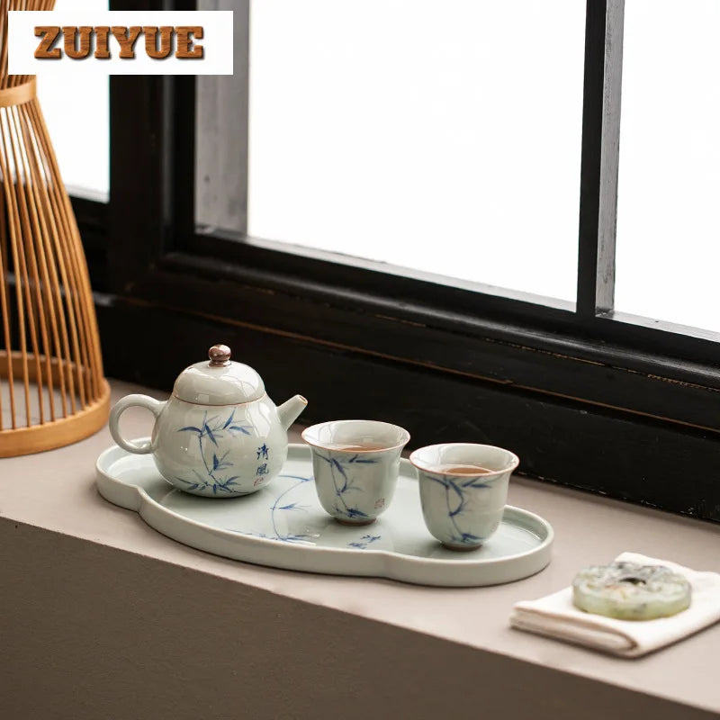 Hand Painted Ceramic Noble Tea Set