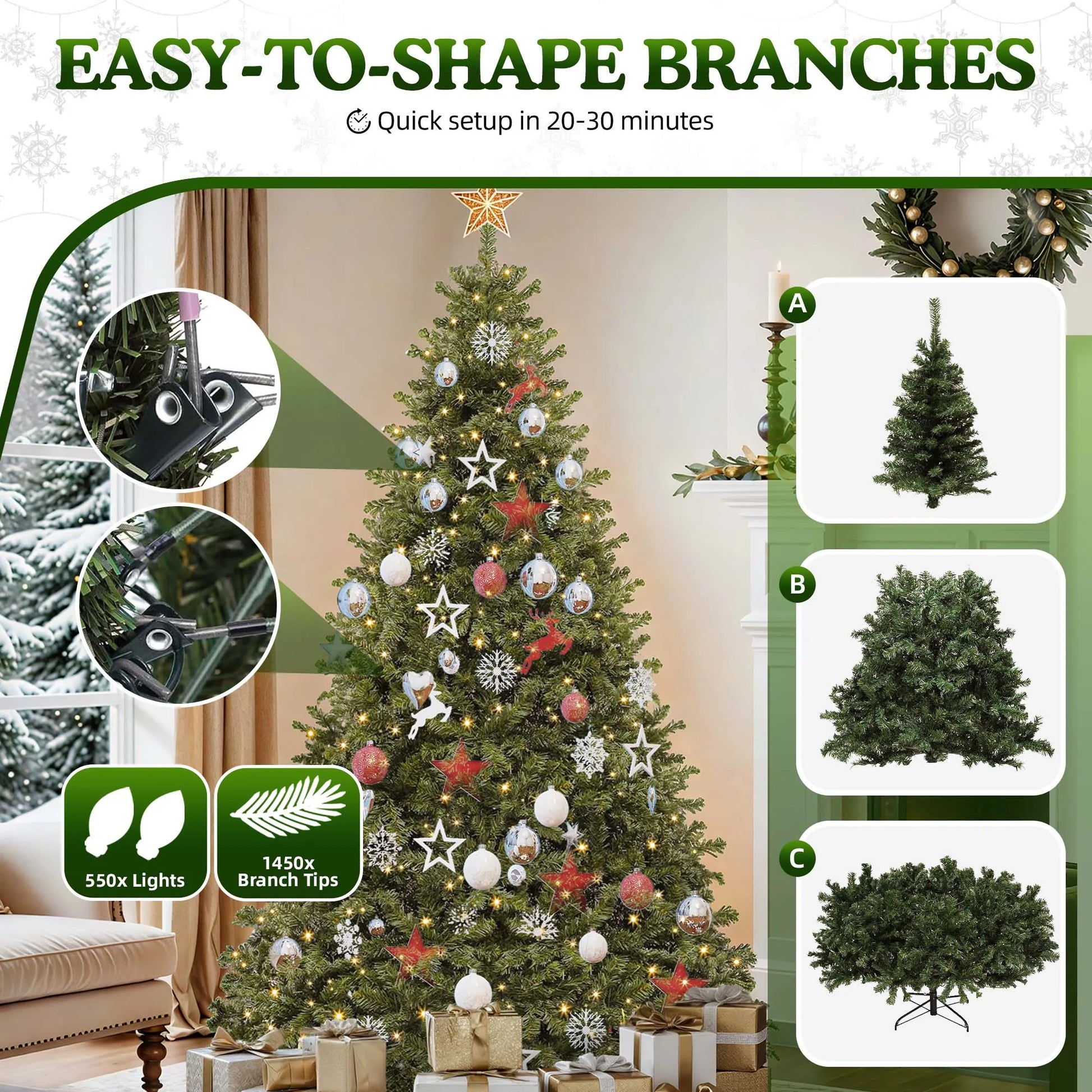 Foldable LED Tree Noble