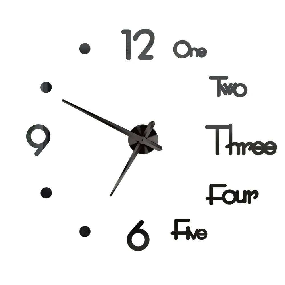 DIY 3D Wall Clock Noble