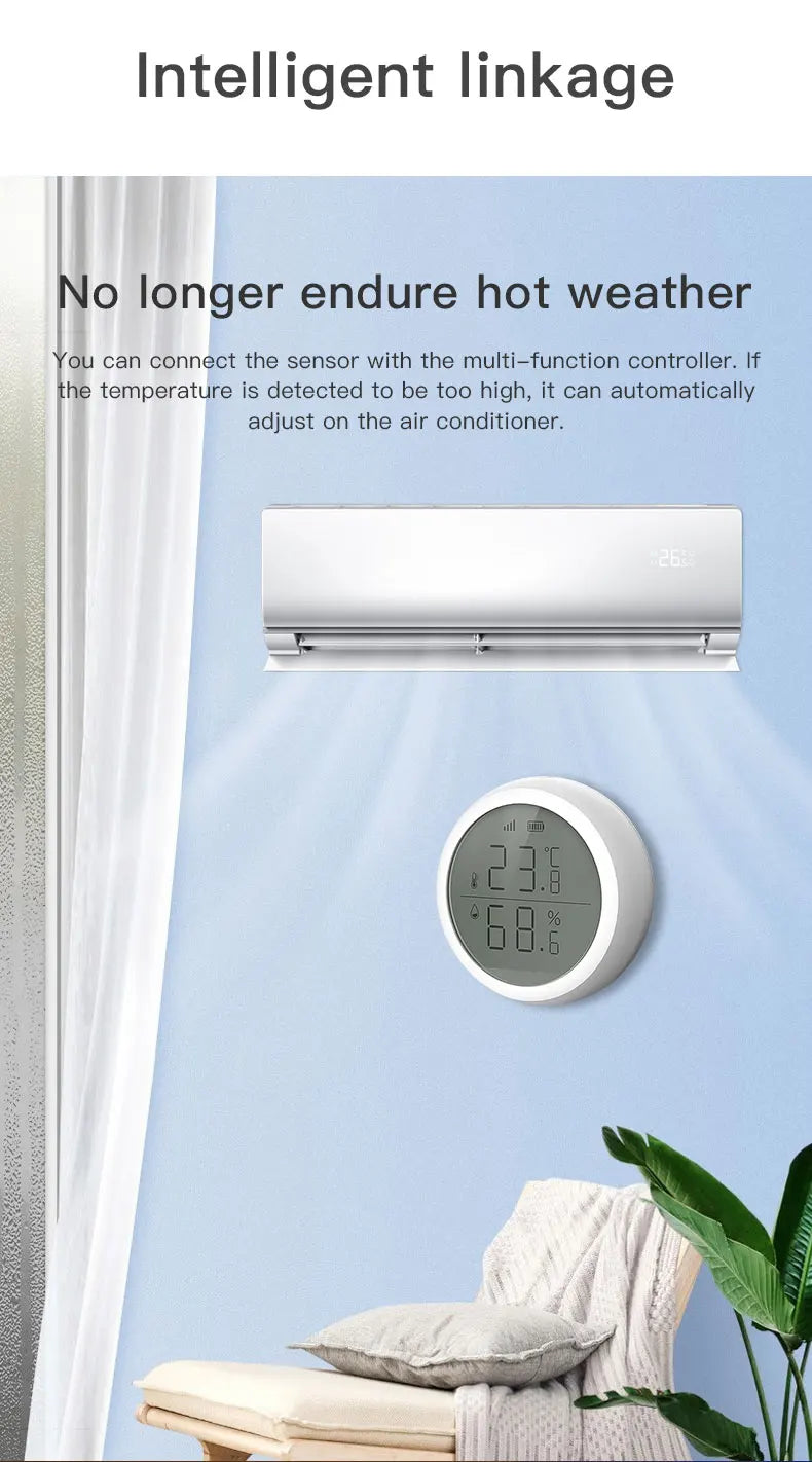 Smart Temperature And Humidity Sensor Home