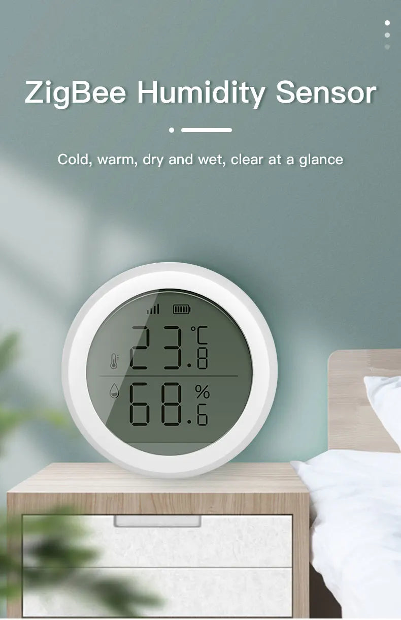 Smart Temperature And Humidity Sensor Home